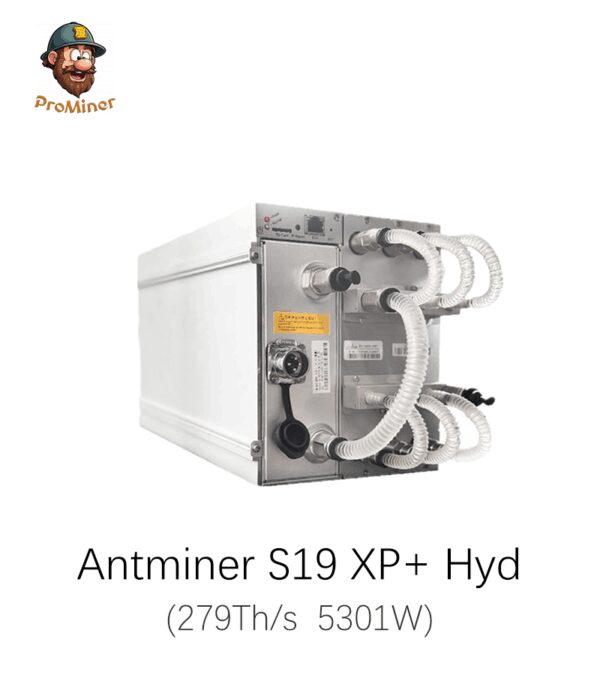 Bitmain Antminer S19 XP+ Hyd 279T 5301W Bitcoin Miner Hydro Cooling