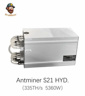 Bitmain Antminer S21 Hydro 335T 5360W Bitcoin Miner Hydro Cooling