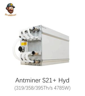 Bitmain Antminer S21+ Hydro 395T 5925W Bitcoin Miner Hydro Cooling