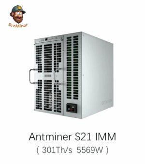 Bitmain Antminer S21 Immersion 301Th/s 5569W Bitcoin Miner