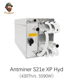 Bitmain Antminer S21e XP Hyd 430Th 5590W Bitcoin Miner Hydro Cooling