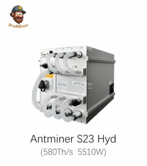 Bitmain Antminer S23 Hyd 580Th/s 5510W Bitcoin Miner Hydro Cooling