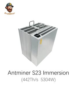 Bitmain Antminer S23 Immersion 442Th/s 5304W Bitcoin Miner Immersion Cooling