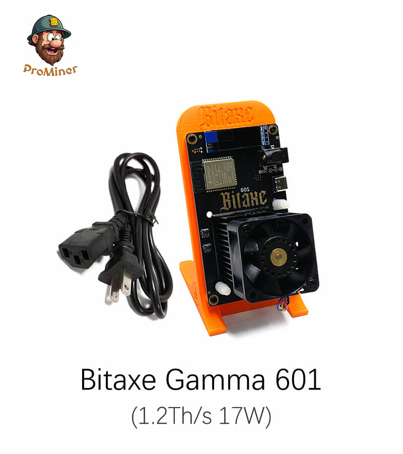 Bitaxe Gamma 601 1.2TH/s 17W Bitcoin Miner