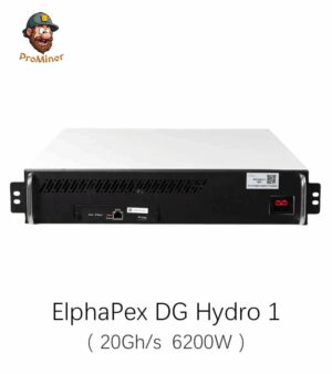 ElphaPex DG Hydro 1 20Gh/s 6200W Litcoin Dogecoin Bells Miner