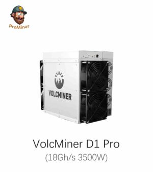 VOLCMINER D1 Pro 18Gh/s 3500W Litecoin Dogecoin Bells Miner