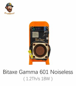 Bitaxe Gamma 601 Noiseless 1.2TH/s 17W Bitcoin Solo Miner