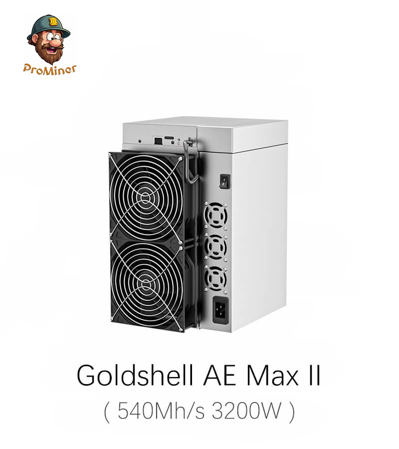 Goldshell AE Max II 540Mh/s 3200W ALEO Miner