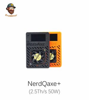 NerdMiner NerdQaxe+ 2.5Th/s 50W Bitcoin Miner Solo Miner