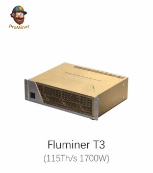 Fluminer T3 115Th/s 1700W Bitcoin Miner
