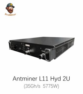 Bitmain Antminer L11 Hyd 2U 35Gh/s 5775W Dogecoin Miner