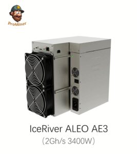 IceRiver AE3 2Gh/s 3400W ALEO Miner